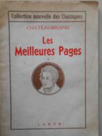 Chateaubriand, Le Génie du Christianisme/Les Meilleurs pages, Europe autre, Chateaubriand, Utilisé, Enlèvement ou Envoi