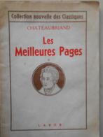 Chateaubriand, Le Génie du Christianisme/Les Meilleurs pages, Gelezen, Ophalen of Verzenden, Chateaubriand, Europa overig
