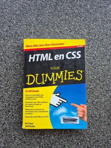 HTML en CSS voor dummies beschikbaar voor biedingen