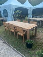 Prachtige Tuinset in Teak, Tuin en Terras, Ophalen, 6 zitplaatsen, Teakhout, Zo goed als nieuw