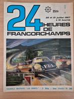 Program 24 heures Spa Francorchamps 1968 rare, Auto diversen, Autostickers, Ophalen of Verzenden