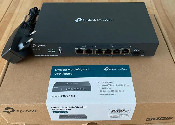 TP-Link ER707 M2 Fiber Optic VPN Router, Computers en Software, Routers en Modems, Zo goed als nieuw, Router, Ophalen of Verzenden
