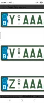 plaque Z et V (garage) auto et moto à BXL/0484412059, Particulier, Te koop