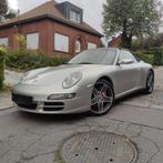 ✅Porsche 997-911🔥CARRERA 4S CABRIO🔥TURBO Velgen +Chrono👌, Auto's, Porsche, Te koop, Zilver of Grijs, 3800 cc, Benzine