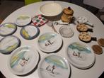 Lot assiettes vaisselle cuisine brocante, Enlèvement, Utilisé, Assiettes(s)
