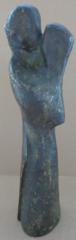 BELGISCHE SCHOOL / MOEDERSCHAP / SCULPTUUR BRONS / H=32cm, Antiek en Kunst, Kunst | Beelden en Houtsnijwerken, Ophalen