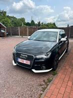 Audi A1 1.6 TDI  exclusieve Black/White edition, Auto's, Euro 5, A1, Zwart, Leder