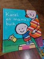 Liesbet Slegers - Karel en mama's buik, Boeken, Kinderboeken | Baby's en Peuters, Ophalen, Zo goed als nieuw, Liesbet Slegers