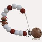 noekies Kerst speenkoord peperkoekmannetje bruin wit, Kinderen en Baby's, Verzenden, Nieuw, Overige typen