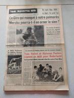 Cyclisme -Journaux LES SPORTS complet - Merckx - GIRO 1968, Utilisé, Enlèvement ou Envoi