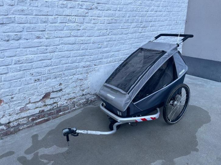 Croozer kid keeke kids for 1, Fietsen en Brommers, Fietsaccessoires | Aanhangwagens en Karren, Gebruikt, Kinderkar, 20 tot 40 kg