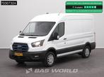 Ford e-Transit Elektrisch 68kWh 317km WLTP L3H2 Navi Airco C, Auto's, Bestelwagens en Lichte vracht, Automaat, Stof, Gebruikt