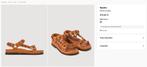 SANDRO dames sandaal NIEUW, Bruin, Sandro, Nieuw, Sandalen of Muiltjes