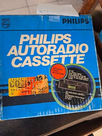 autoradio et lecteur de cassettes Philips