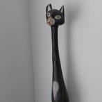 Houten kat vintage, Ophalen