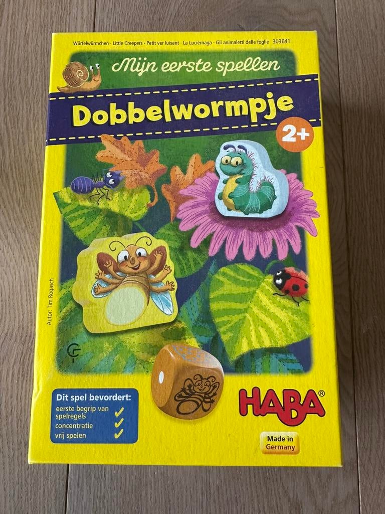 HABA Mijn eerste spellen - dobbelwormpje, Ophalen, Gebruikt