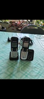 Panasonic Telefoon set, Enlèvement, Utilisé, 2 combinés