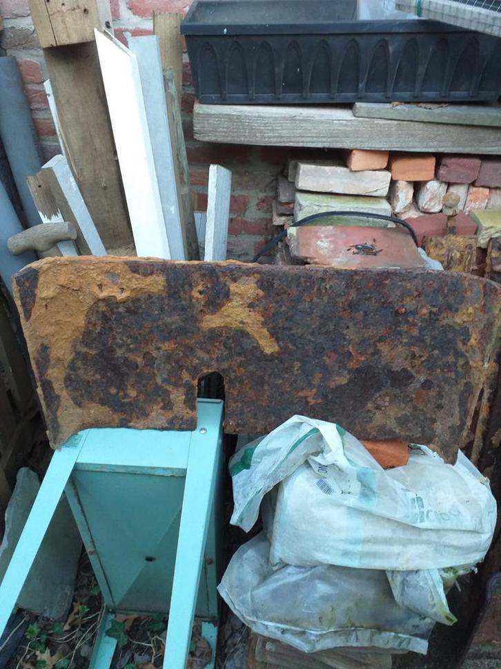 WO 1 relic duitse schuttersplaat., Collections, Objets militaires | Général, Enlèvement