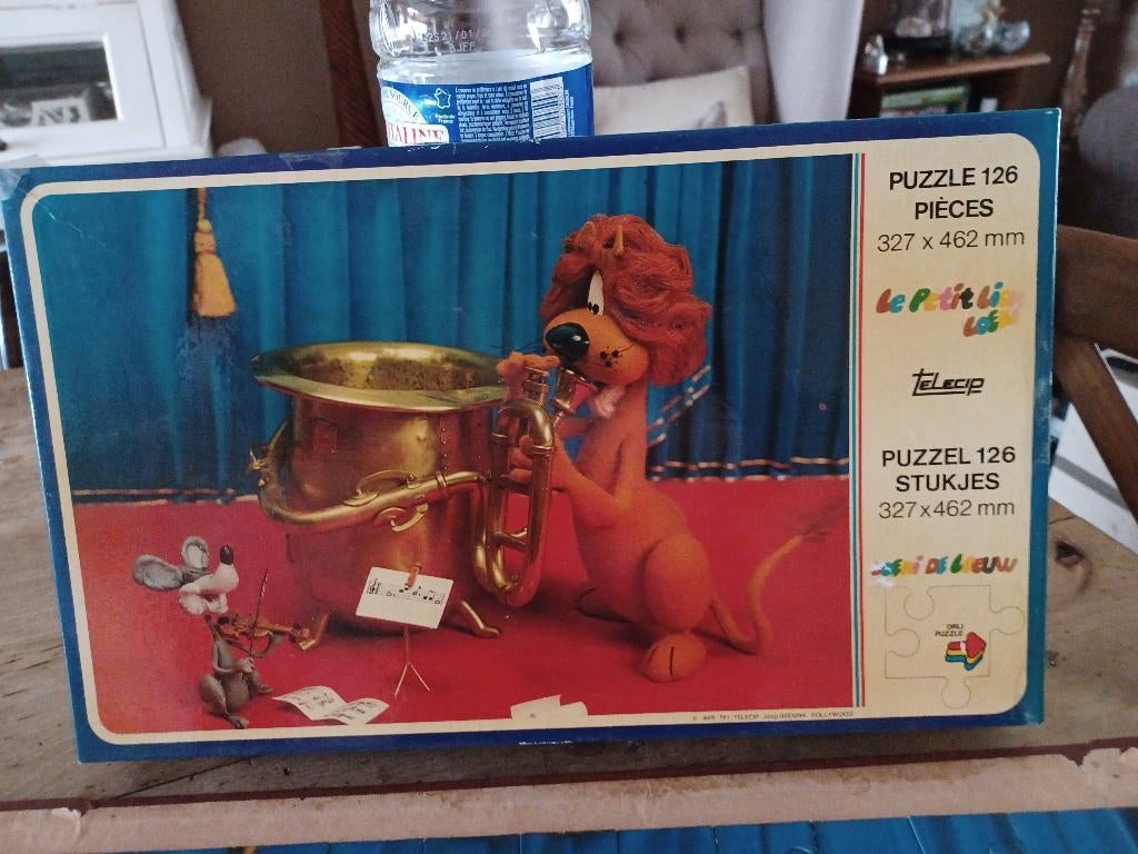 Vintage puzzel 126 stukken LOEKI DE LEEUW, Collections, Cinéma & Télévision, Enlèvement ou Envoi
