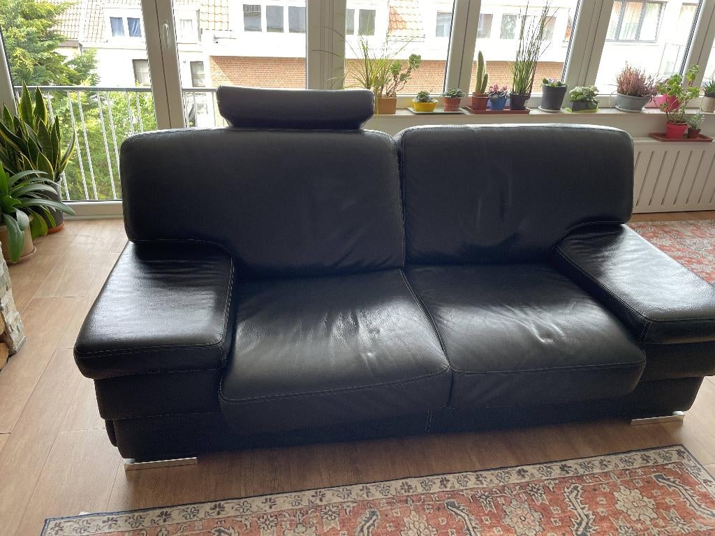 salon deux canapé, Trois personnes, Moins de 75 cm, 200 à 250 cm, Banc droit