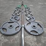 Olympische Grip Gewichten Set + Olympische Barbell, Ophalen