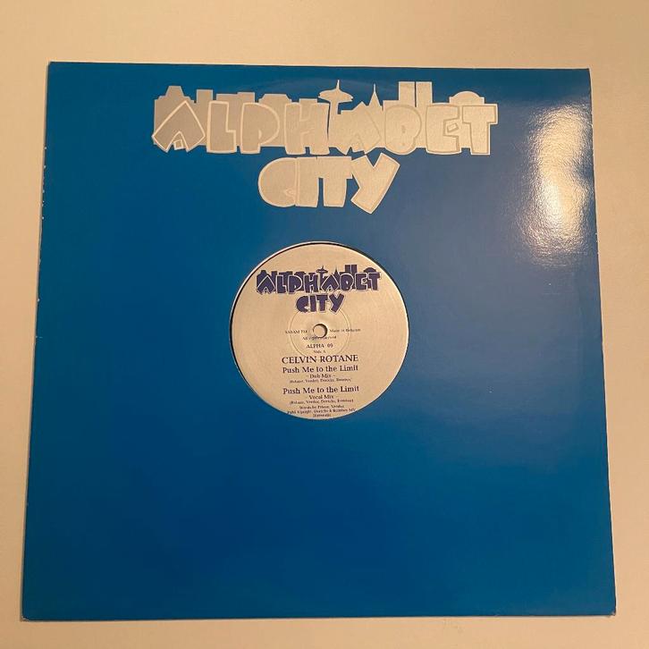 Celvin Rotane - Push Me To The Limit / Body Work, CD & DVD, Vinyles | Dance & House, Comme neuf, Techno ou Trance, 12 pouces, Enlèvement ou Envoi