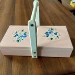 Vintage houten naaidoos, Ophalen