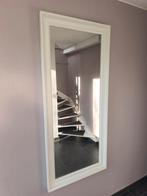 Grand miroir mural 74x165 cadre blanc déco moderne