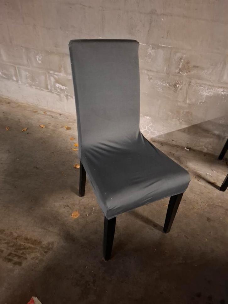 Set van 4 eetkamerstoelen – met afneembare hoezen, Maison & Meubles, Chaises, Enlèvement