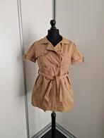 Veste/Trench été, femme, courtes manches, kamel, 42, Kleding | Dames, Maat 38/40 (M), H&M, Bruin, Ophalen of Verzenden