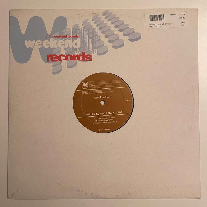 Dr. Kucho! & Wally Lopez - Weekend EP, CD & DVD, Vinyles | Dance & House, Comme neuf, Techno ou Trance, 12 pouces, Enlèvement ou Envoi
