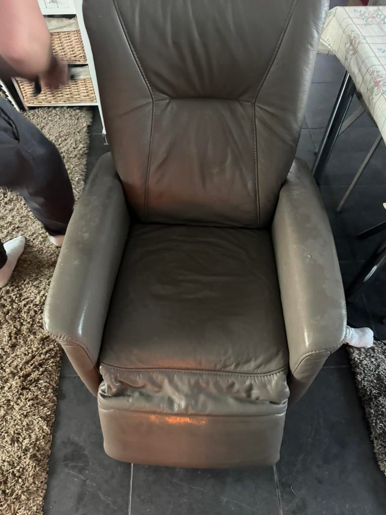 Te koop zetel, Huis en Inrichting, Fauteuils, Ophalen, Zo goed als nieuw