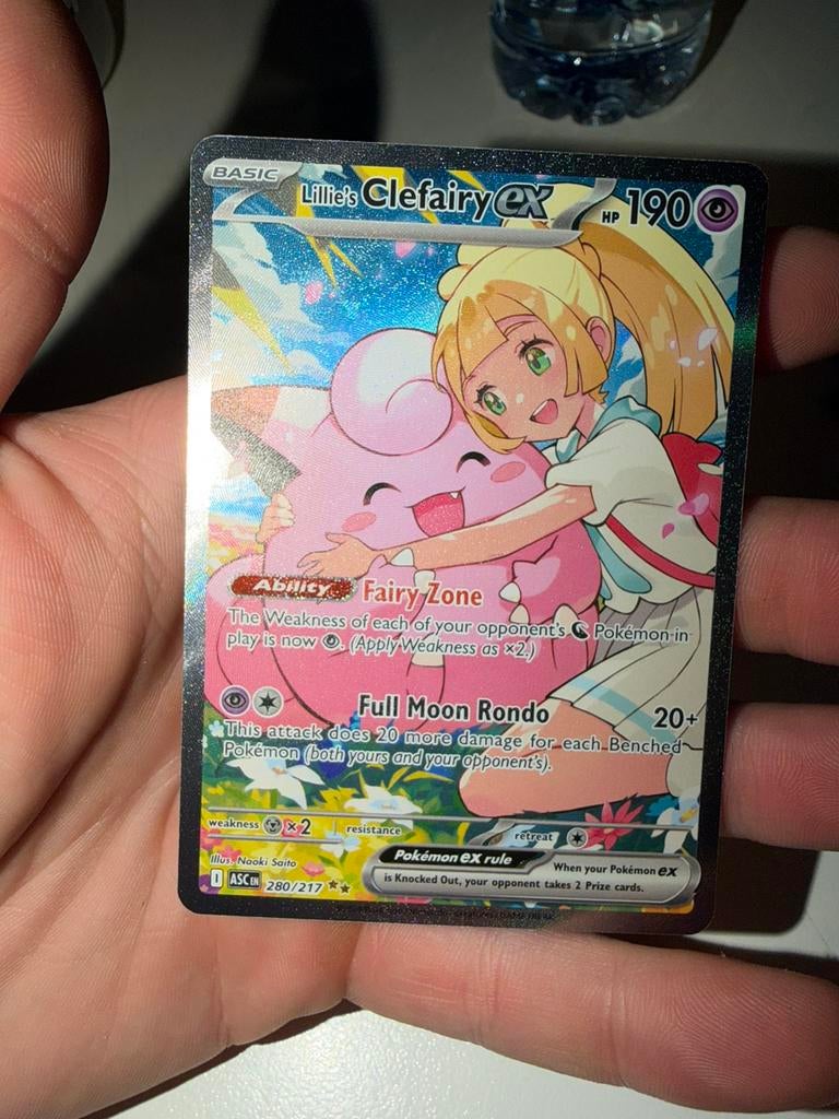 Lillie’s Clefairy EX SIR (Ascended Heroes), Ophalen of Verzenden, Nieuw, Losse kaart, Foil