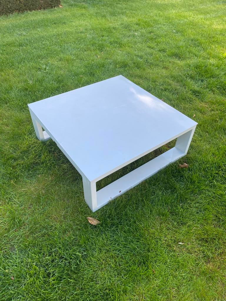 Salontafel tuin, Ophalen, Gebruikt, Vierkant, Metaal