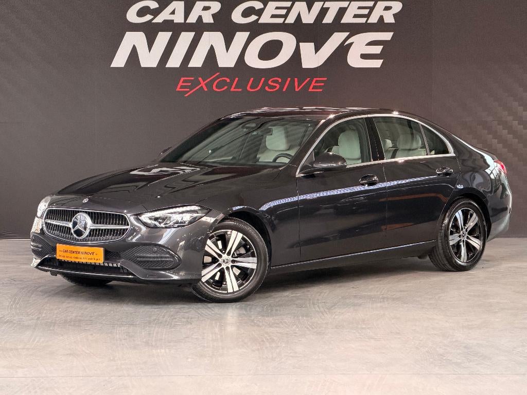 Caméra Mercedes C 180 9G-Tronic Avantgarde * MHEV *, Cuir, Argent ou Gris, Achat, Automatique