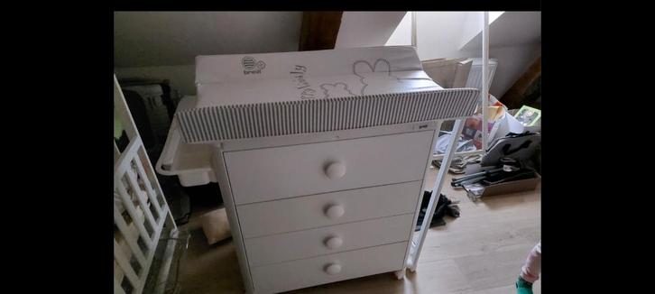 Table à langer avec baignoire, Enfants & Bébés, Bains & Soins, Comme neuf, Baignoire, Autres marques, Enlèvement