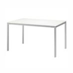 Table IKEA TORSBY blanche et chrome, Enlèvement, Utilisé