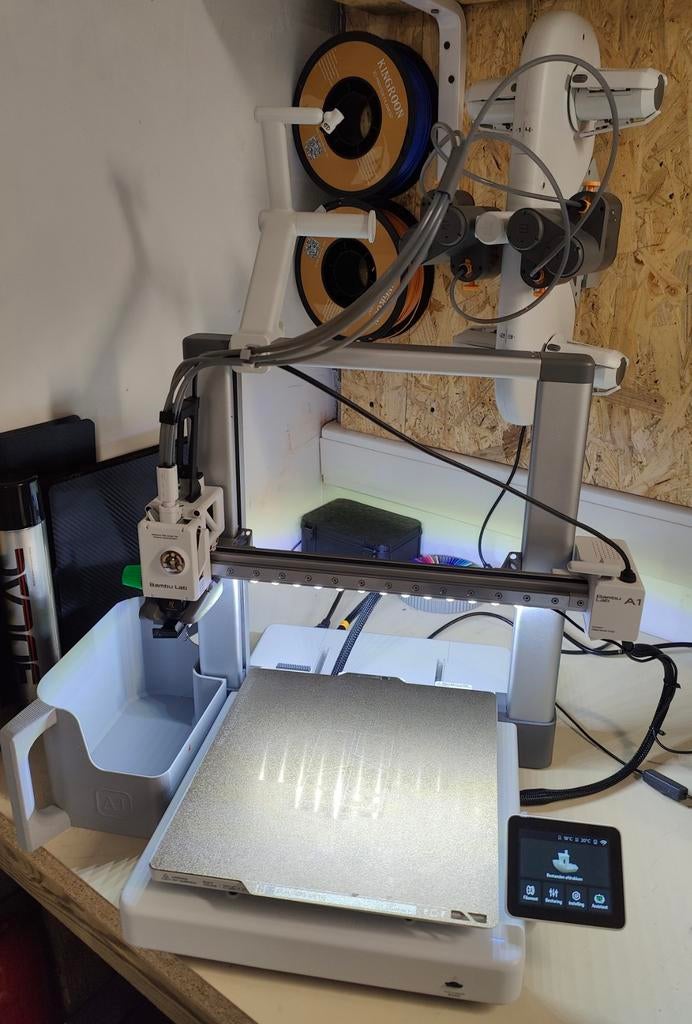 Bambulab A1 + AMS lite, Computers en Software, 3D Printers, Ophalen, Zo goed als nieuw, Ingebouwde Wi-Fi, Bambu Lab