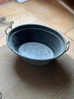 Gegalvaniseerde badkuip, plantenschaal, tuindecoratie, Ophalen