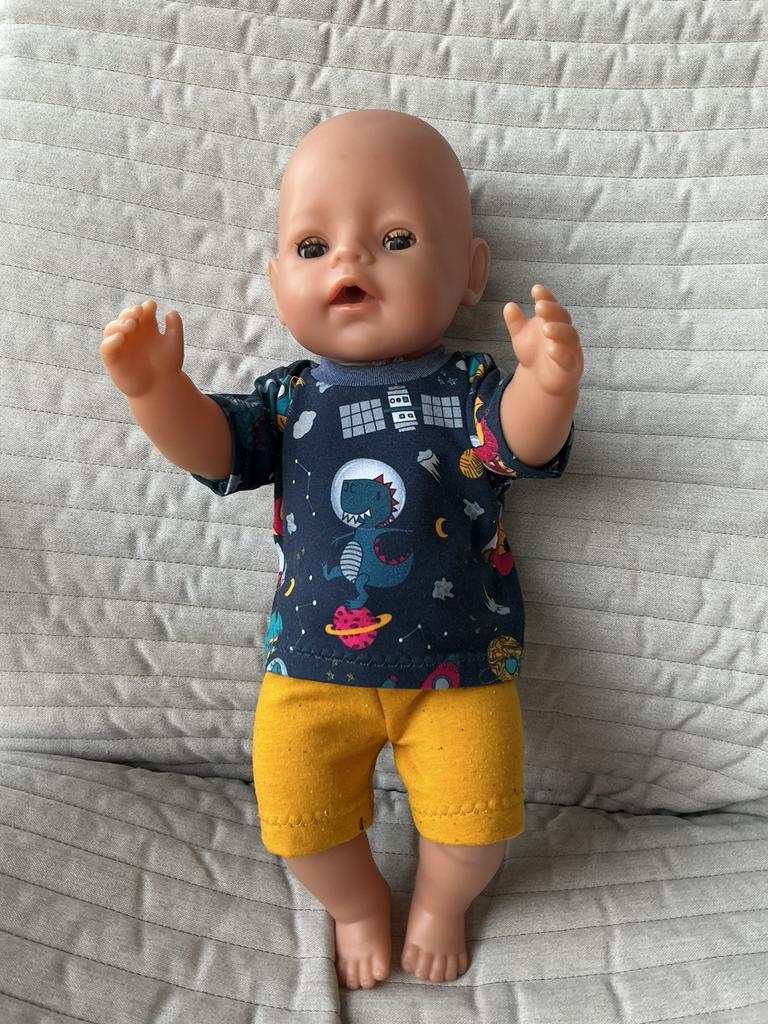 93. Babyborn: Nieuwe T- shirt met  shortje, Ophalen of Verzenden, Nieuw, Babypop
