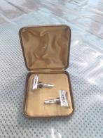 Verzilverde manchetknopen / merk : Windsor, Antiek en Kunst, Ophalen