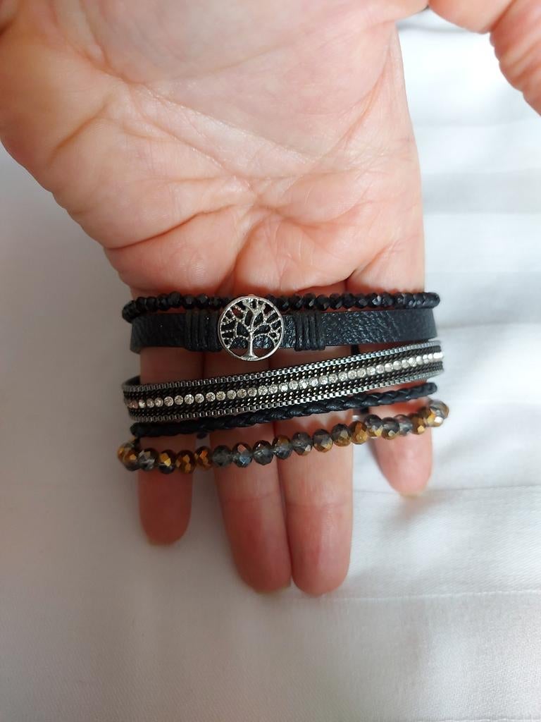 Bracelet, Bijoux, Sacs & Beauté, Bracelets, Enlèvement ou Envoi, Cuir