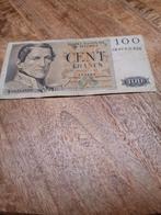 100 frank type eeuwfeest 1958, Postzegels en Munten, Bankbiljetten | België, Verzenden