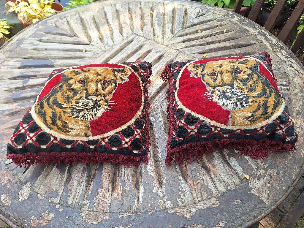 Sierkussens, Huis en Inrichting, Ophalen, Gebruikt, Overige kleuren, Vierkant