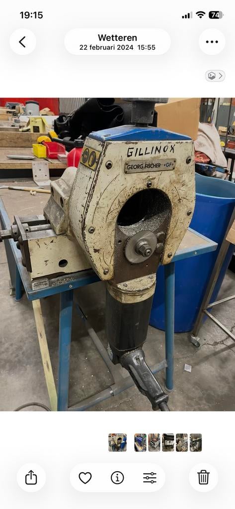 GF zaagmachine, Bricolage & Construction, Outillage | Scies mécaniques, Enlèvement, Utilisé, Autres types