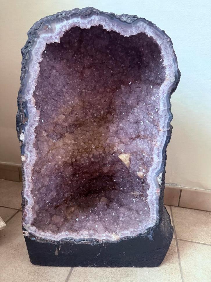 Amethist geode, Verzamelen, Mineralen en Fossielen, Ophalen