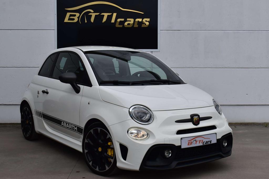 Fiat 595 Abarth Automaat Competizione* Leder* Airco* Navi* P, 4 zetels, 4 cilinders, Cabriolet, Wit