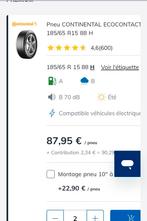 Pneus été, Neuf, 15 pouces, Pneus été, Véhicule utilitaire