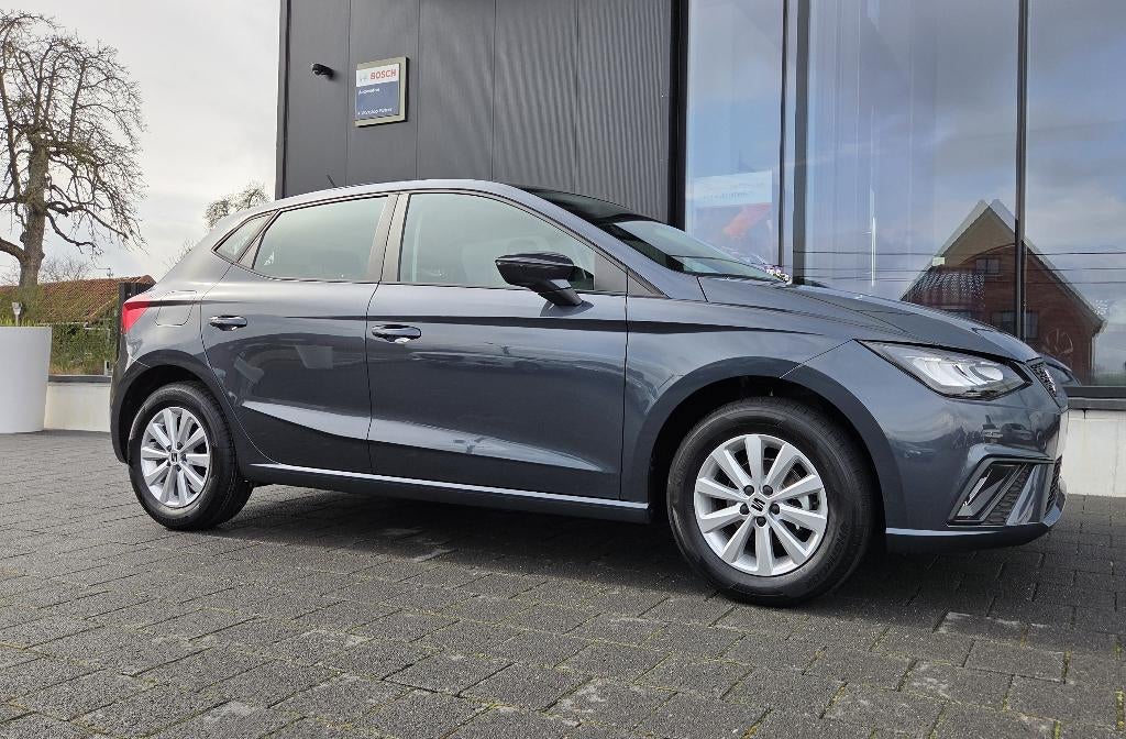 Seat Ibiza 1.0 MPI 80 LED PDC  Temp FullLink***NIEUW***, Autos, Argent ou Gris, Achat, Euro 6, Entreprise
