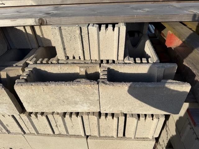 betonblok stapelblok, Bricolage & Construction, Briques, Enlèvement, Neuf, Béton